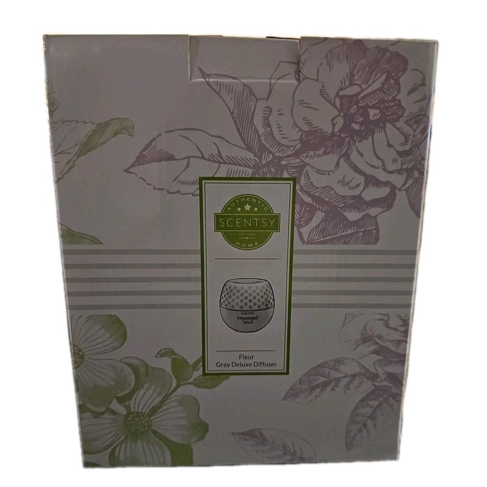 Scentsy‎ Fleur Gray Deluxe Diffuser